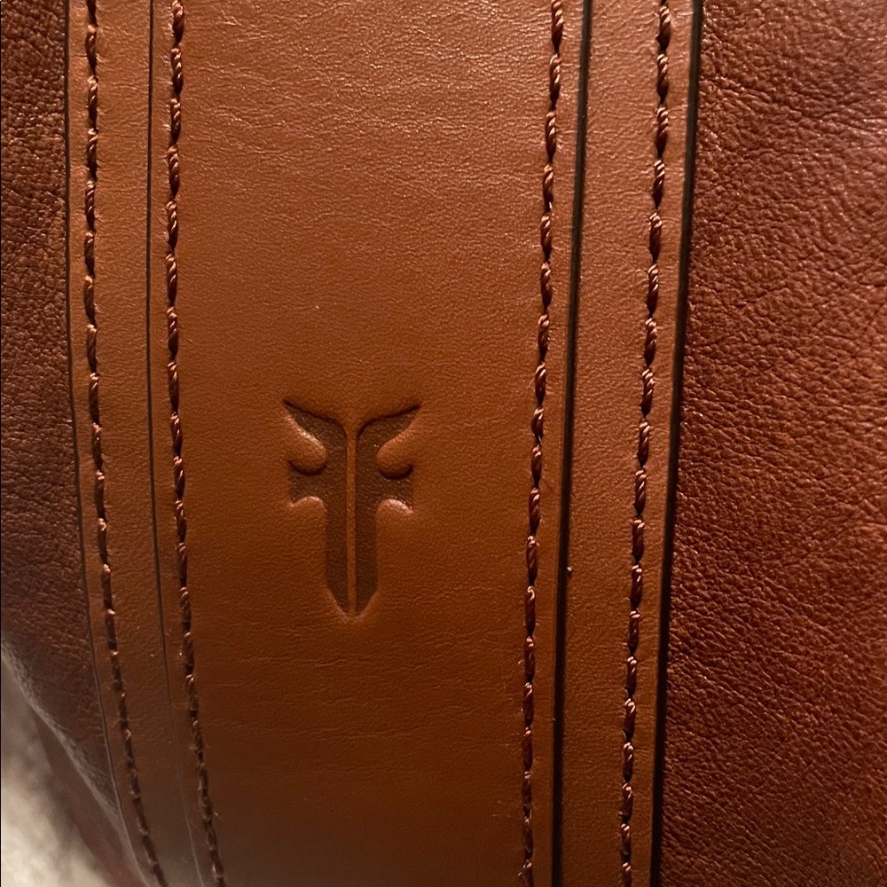 FRYE AND CO. Brown Leather Hobo with Studded Accent Strap - Picture 3 of 7